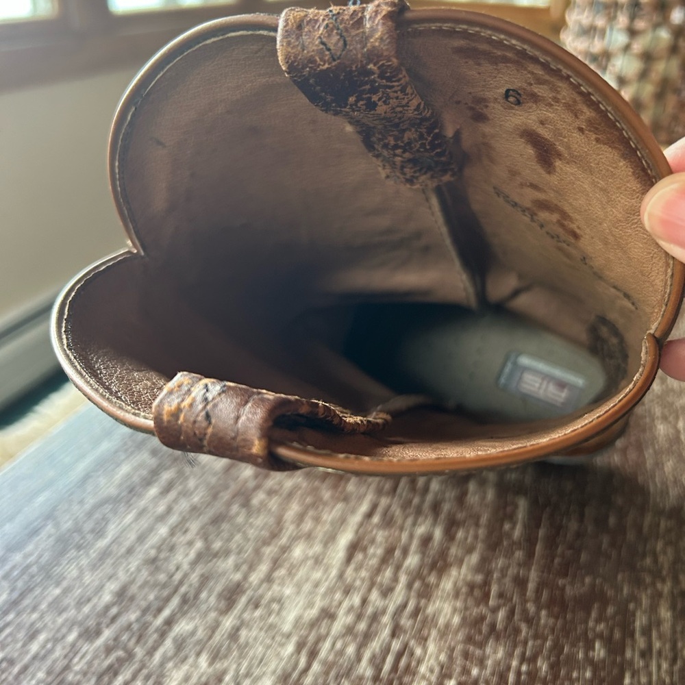 Tony Lama Brown Western Boots - Picture 5 of 11